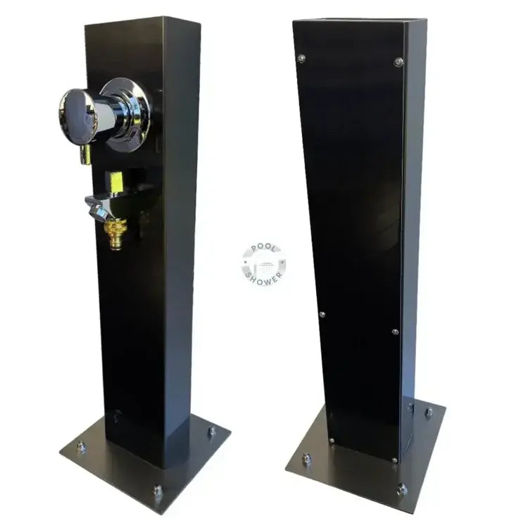 Black Outdoor Foot Wash Station