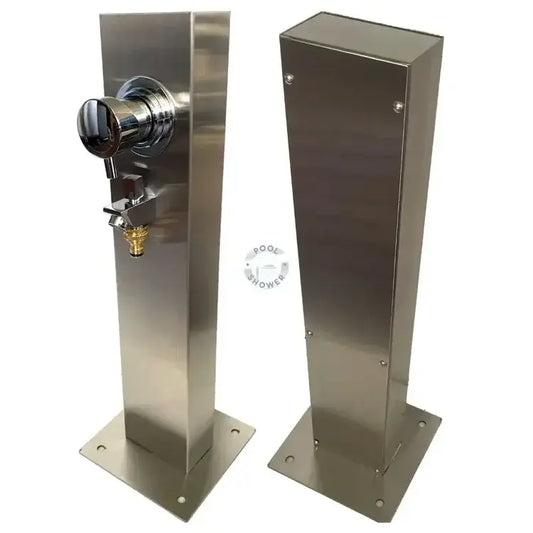 Silver Outdoor Foot Wash Station