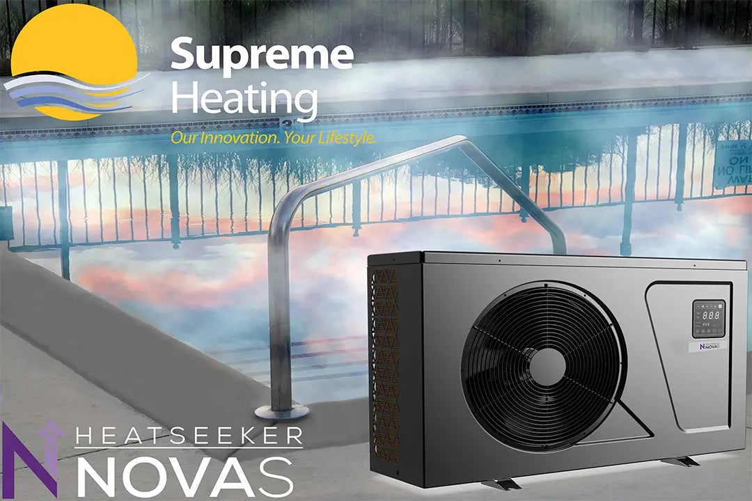 Heatseeker Nova-S 9kW Pool Heat Pump w/WiFi (Limited Stock)