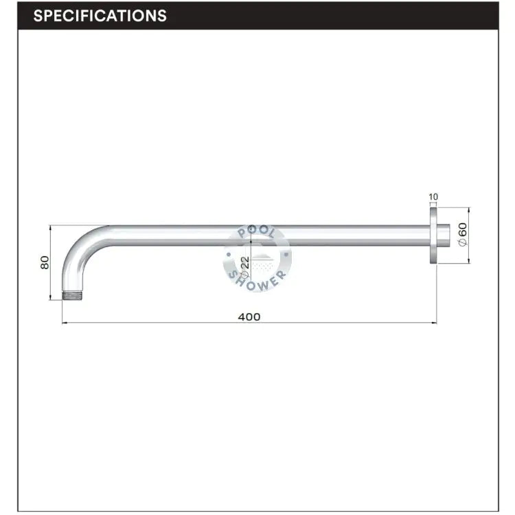 Alpha Outdoor 316 Stainless Steel Marine Grade Wall Mount Set