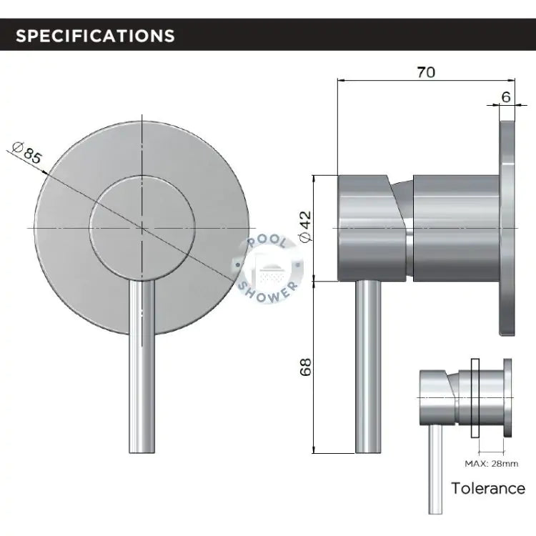 Alpha Outdoor 316 Stainless Steel Marine Grade Wall Mount Set