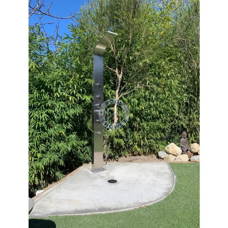 Brighton Silver Outdoor Indoor Massage Pool Shower