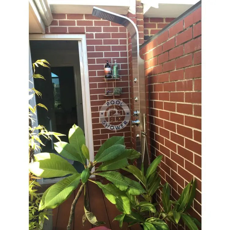 Brighton Silver Outdoor Indoor Massage Pool Shower