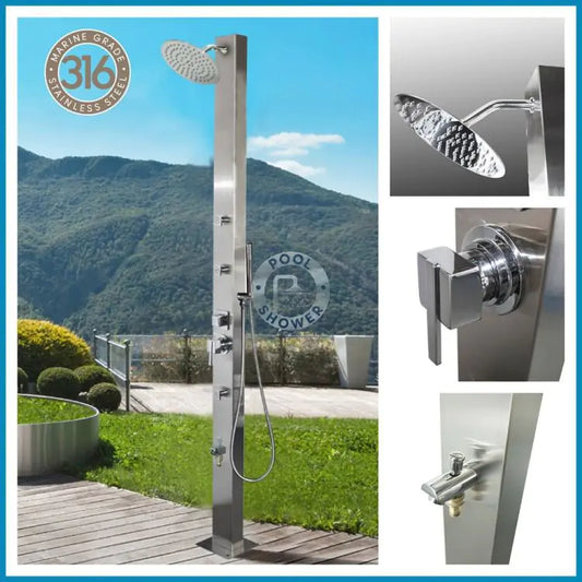 Milan Deluxe Outdoor Pool Shower