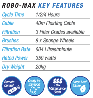 Robo-Tek Robo-Max Robotic Pool Cleaner