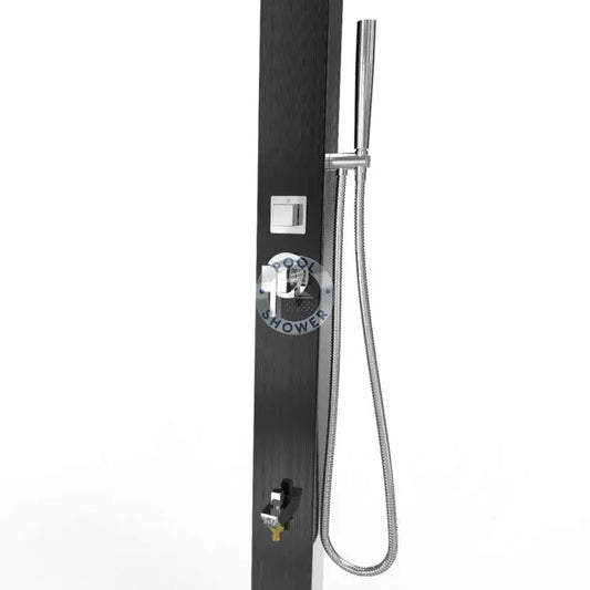 Windsor Black Outdoor Pool Shower