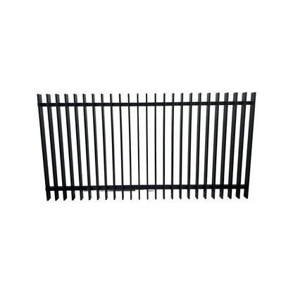 Aluminium Blade Pool Fence Panel Satin Black 1200MM (H) x 2400 (W)