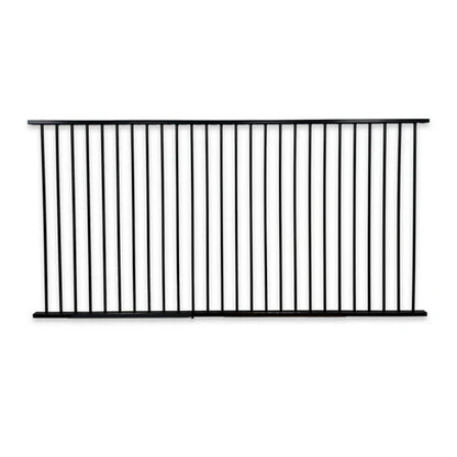 Aluminium Pool Fence Panel 1200mm (H) Satin Black
