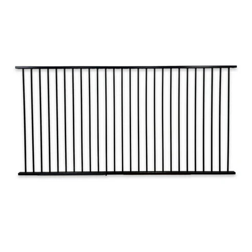 Aluminium Pool Fence Panel 1200mm (H) Satin Black