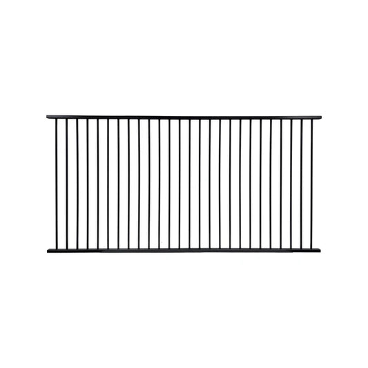 Aluminium Pool Fence Panel 1200mm (H) x 2400 (W) Monument Satin