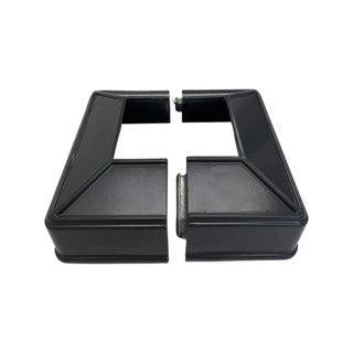 Aluminium Raised Two Piece Base Plate Post Cover 50x50 Dia - Monument ...