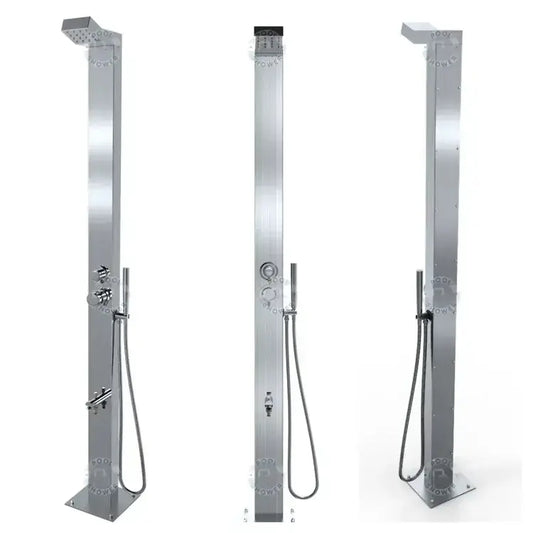 Bondi Silver ADA Outdoor Pool Shower