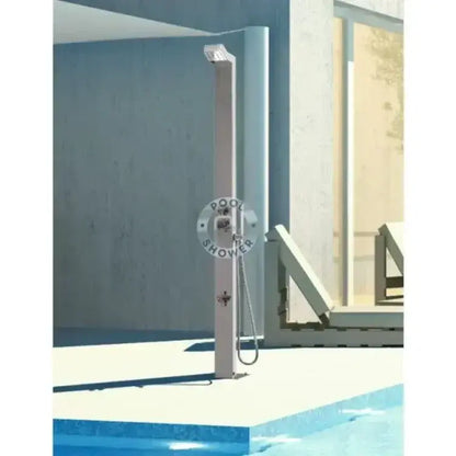 Bondi Silver ADA Outdoor Pool Shower