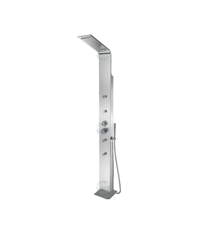 Brighton Silver Outdoor Indoor Massage Pool Shower