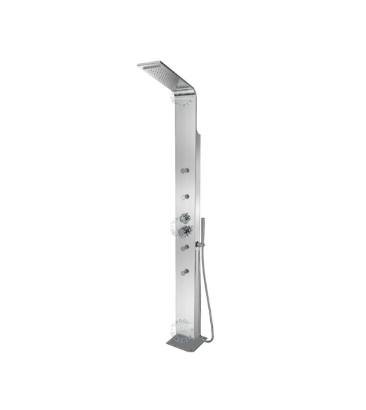 Brighton Silver Outdoor Indoor Massage Pool Shower