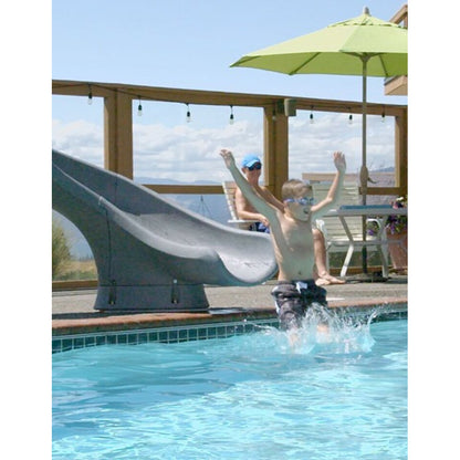 Cyclone -Sandstone/Grey - Right Curve Pool Slides