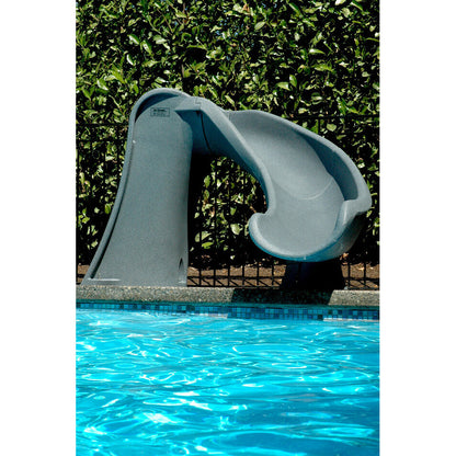 Cyclone -Sandstone/Grey - Right Curve Pool Slides