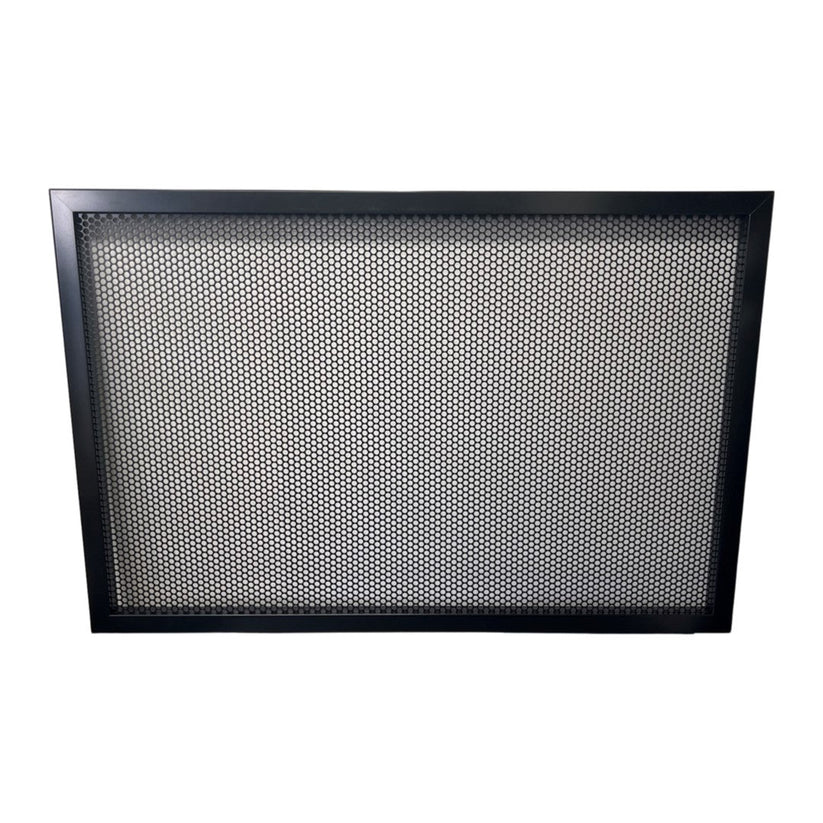 Perforated Pool Fence Panel &amp; Gate Framing KIT Satin Black