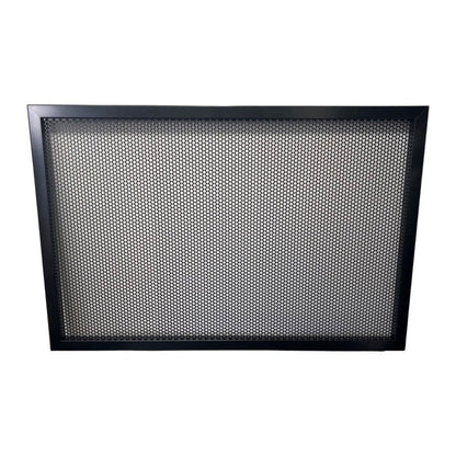 Perforated Pool Fence Panel &amp; Gate Framing KIT Satin Black