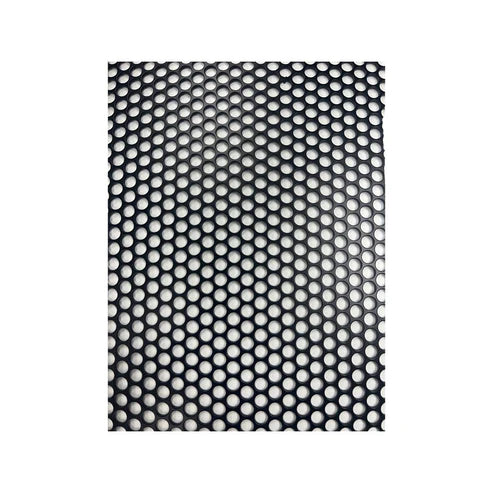 Perforated Pool Fence Panel Infill 1140 x 1960mm Satin Black