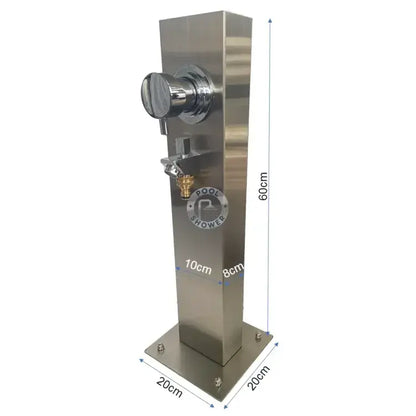Silver Outdoor Foot Wash Station