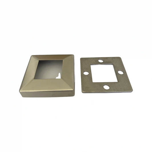 Square base plate with 20mm raised cover G316