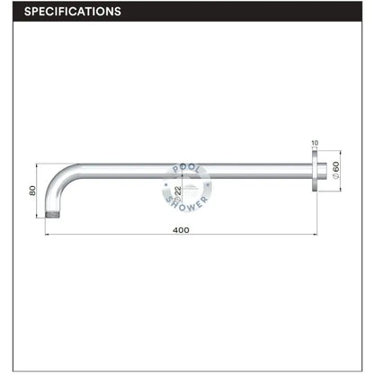 Alpha Outdoor 316 Stainless Steel Marine Grade Wall Mount Set