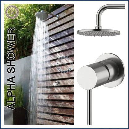 Alpha Outdoor 316 Stainless Steel Marine Grade Wall Mount Set
