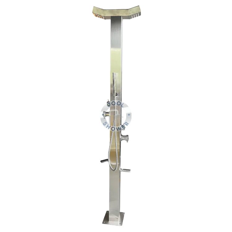 Bondi Double Head 316 Stainless Steel Outdoor Pool Shower