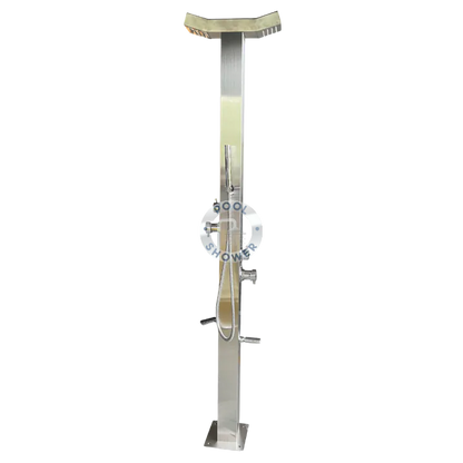 Bondi Double Head 316 Stainless Steel Outdoor Pool Shower