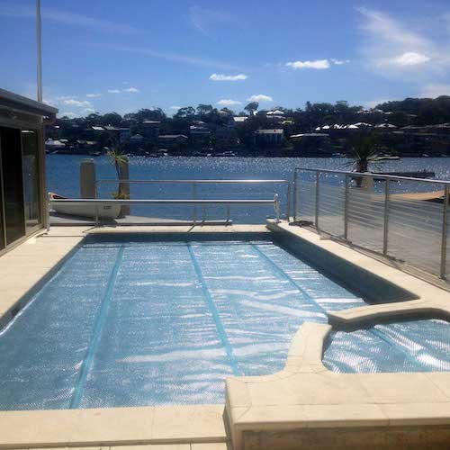 525TB Titanium Blue Solar Pool Cover