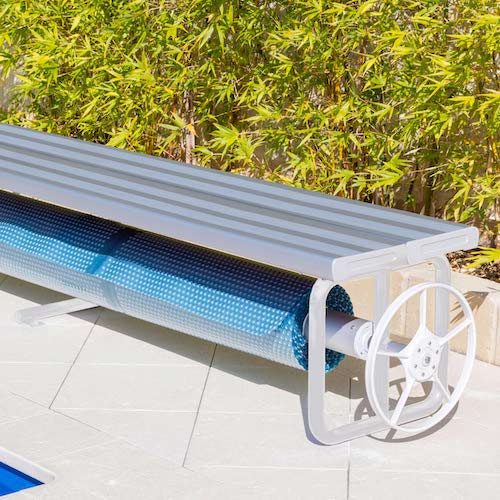 Under Bench Stationary Pool Roller