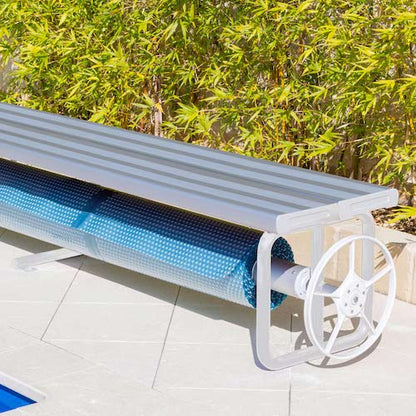 Under Bench Stationary Pool Roller