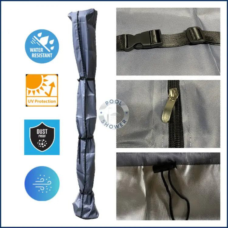 Insulated Protective Cover For Freestanding Outdoor Showers