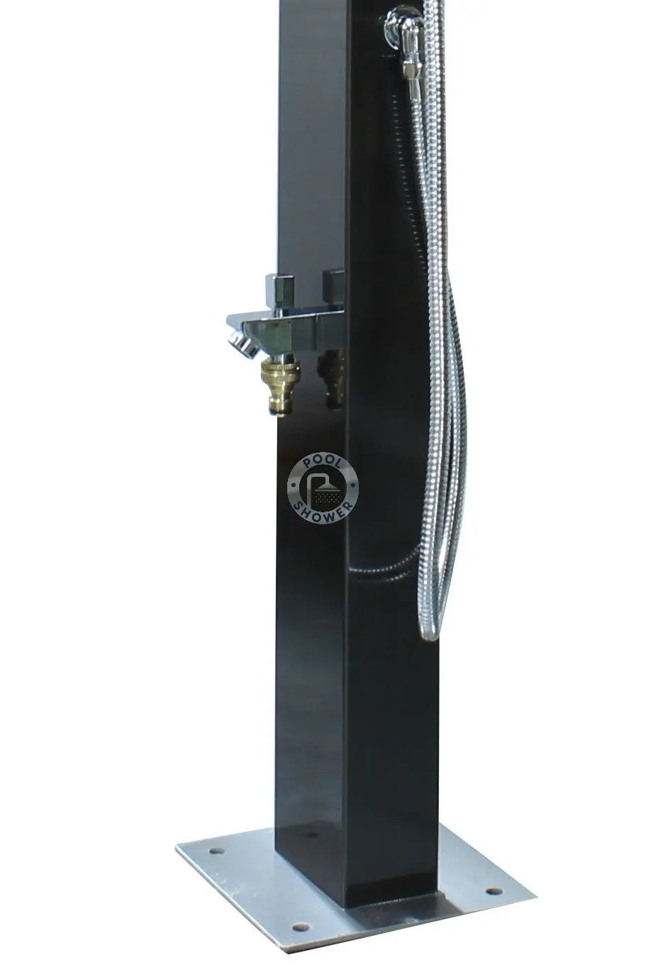 Reno Black ADA Outdoor Pool Shower