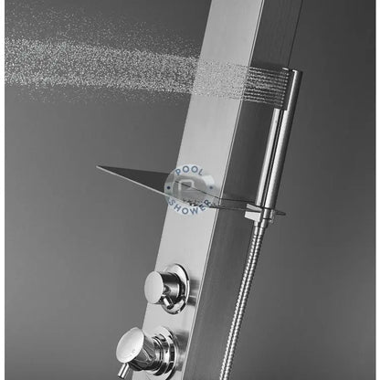 Reno Silver ADA Outdoor Pool Shower