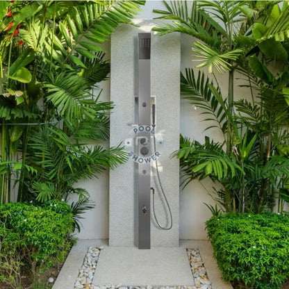 Reno Silver ADA Outdoor Pool Shower