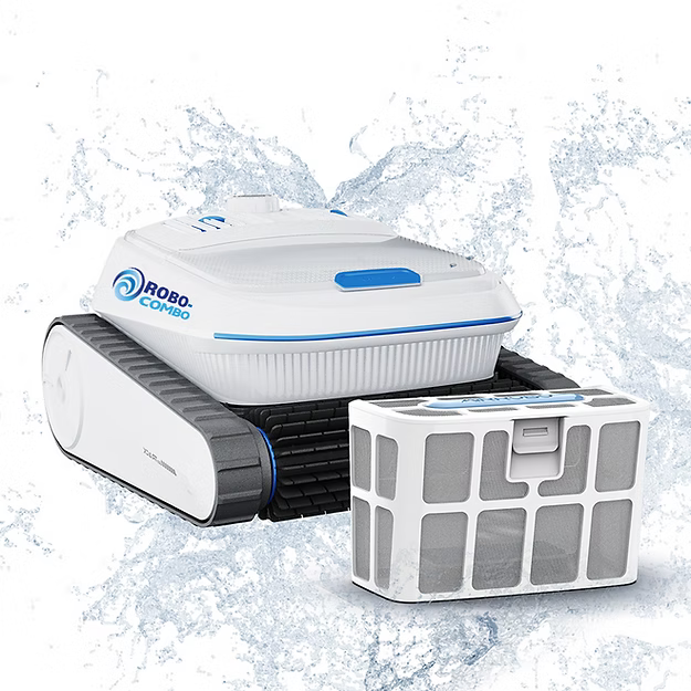 Robo-Combo All - In - One Robotic Pool Cleaner with Surface Skimming