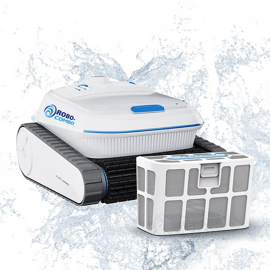 Robo-Combo All - In - One Robotic Pool Cleaner with Surface Skimming