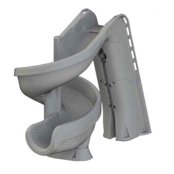 Helix Pool Slide - Grey Granite