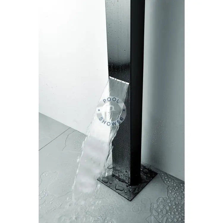 Toorak Black Outdoor Indoor Pool Shower