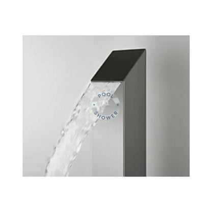 Toorak Silver Outdoor Indoor Pool Shower
