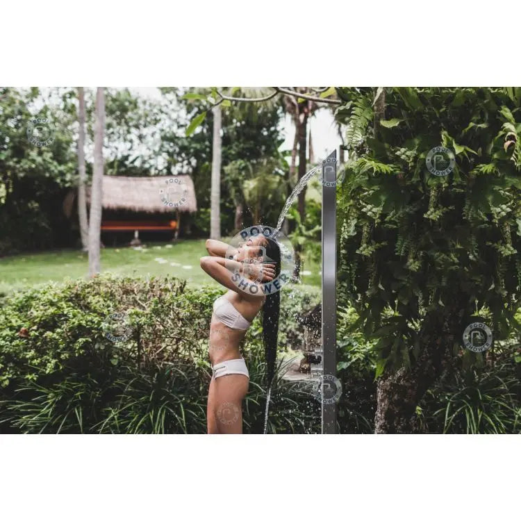 Toorak Silver Outdoor Indoor Pool Shower