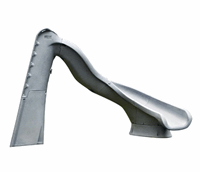 TurboTwister - Sandstone/Grey Left/Right Curved Pool Slides