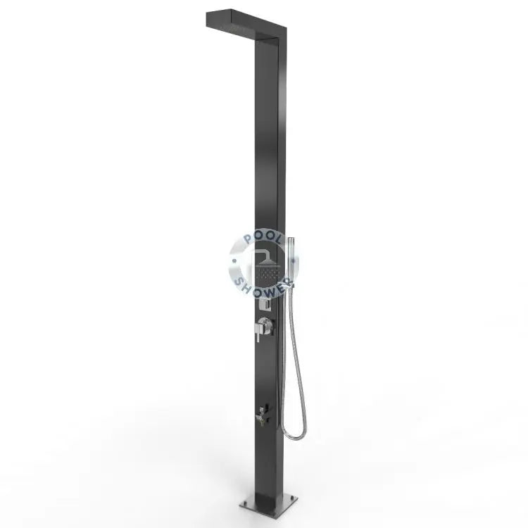 Windsor Black Outdoor Pool Shower