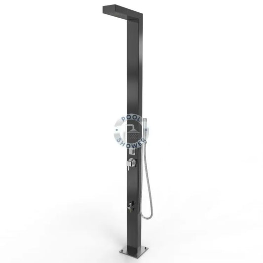 Windsor Black Outdoor Pool Shower