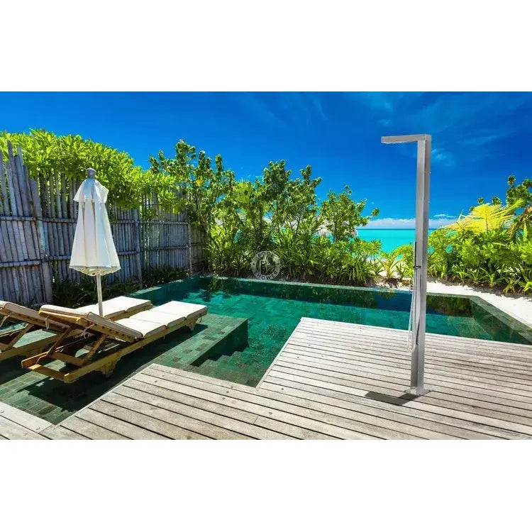 Windsor Silver ADA Outdoor Pool Shower